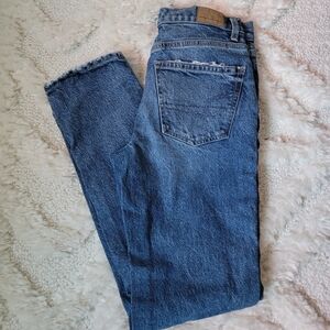 Sz. 000 American Eagle Super High Rise Straight Blue Jeans